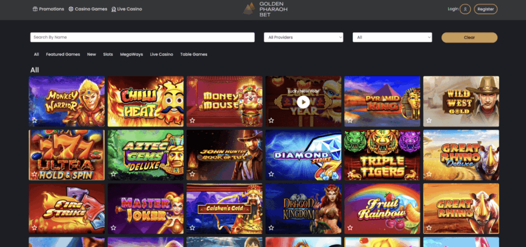 Golden Pharaoh non UK casino