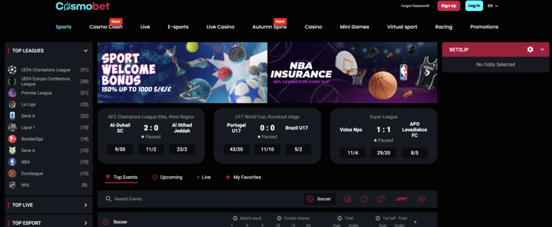 CosmoBet non GameStop betting site