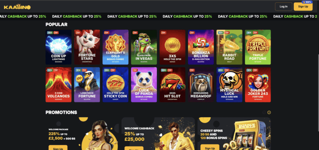 Kaasino non UK casino